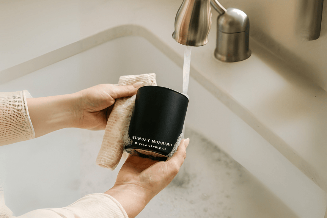 How to Clean and Reuse Candle Jars: A Simple Guide to Upcycling - Mitala Candle Co.