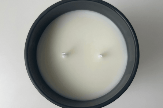 Benefits of double-wick luxury soy candles. Even, cleaner burns and stronger fragrance throw. Eco-friendly and hand-poured.
