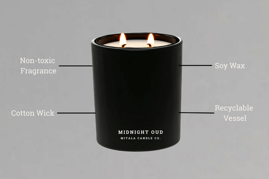 What makes Mitala luxury soy candles unique. Hand-poured, eco-friendly, and crafted with clean, premium ingredients.