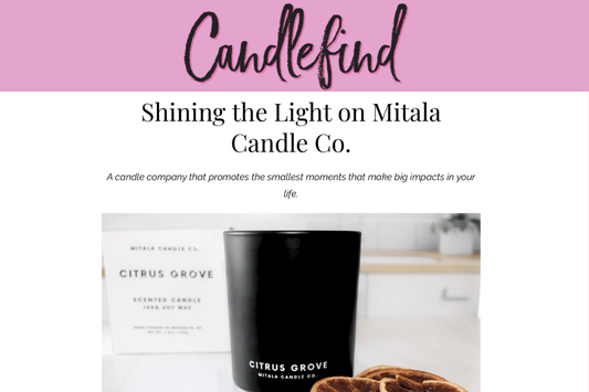 Mitala Candle Co. Featured on Candlefind: A Review of Our Eco-Friendly Candles - Mitala Candle Co.