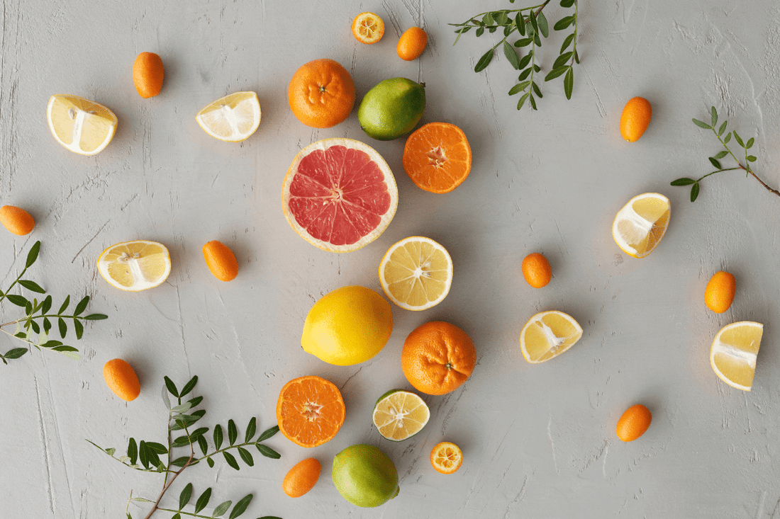 Citrus Grove luxury soy candle. Fresh herbal blend with sage, lemon, and clary sage. Hand-poured, eco-friendly fragrance.