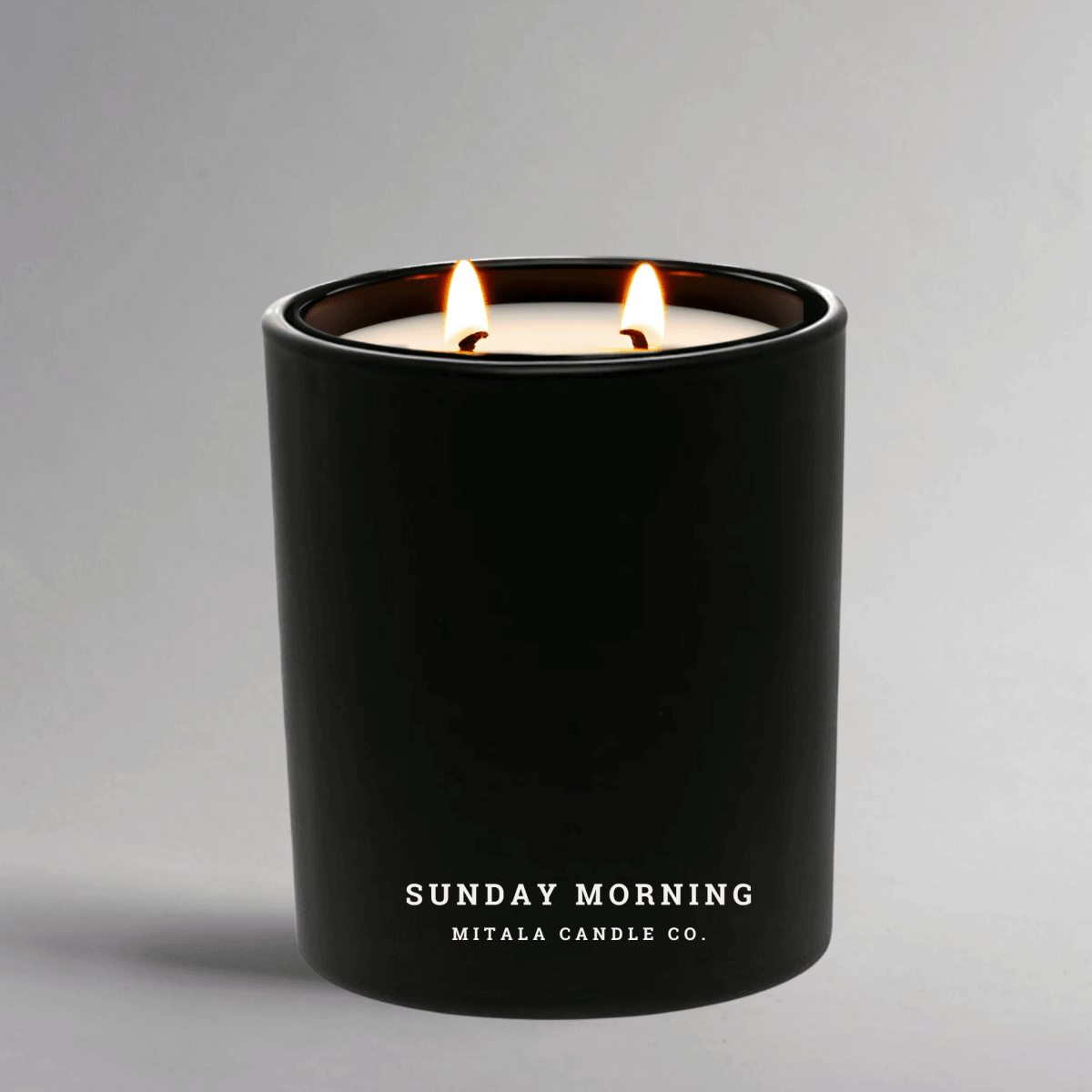 Sunday Morning soy candle — lemon, blueberry, vanilla, milk — luxury hand-poured gourmand candle — Mitala Candle Co.